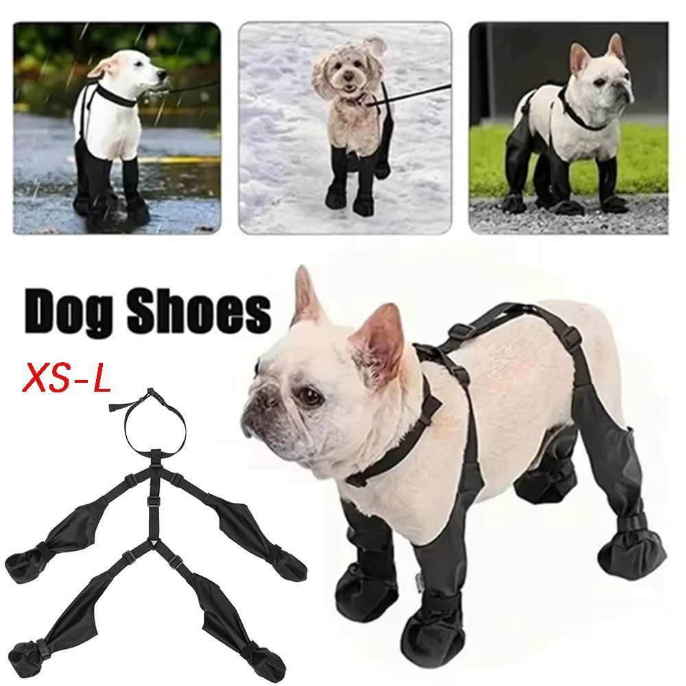 Dog Booties Paw Protector - أحذية للكلاب مضادة للسقوط ومقاومة للماء،