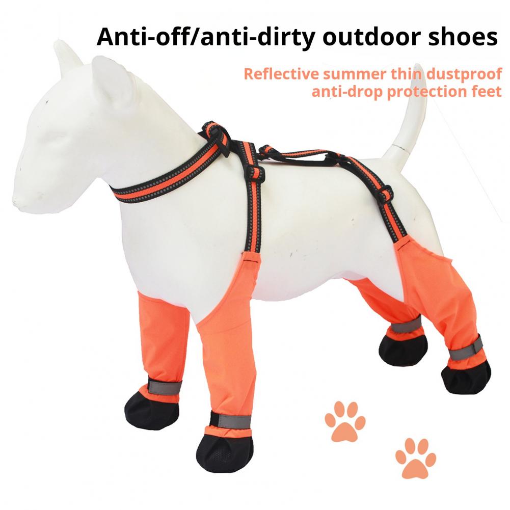 Dog Booties Paw Protector - أحذية واقية للكلاب مضادة للانزلاق ومقاومة