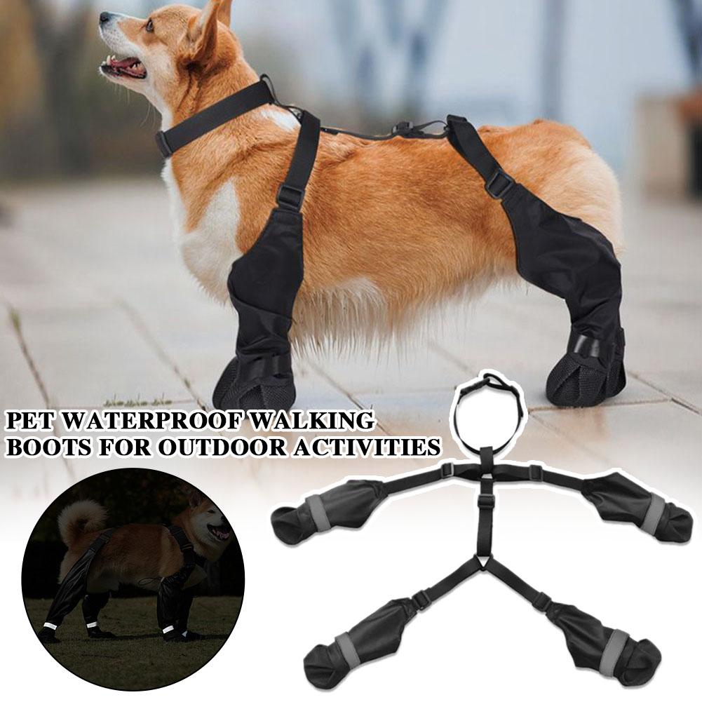 Dog Booties Paw Protector - أحذية واقية للكلاب مقاومة للماء، أحذية