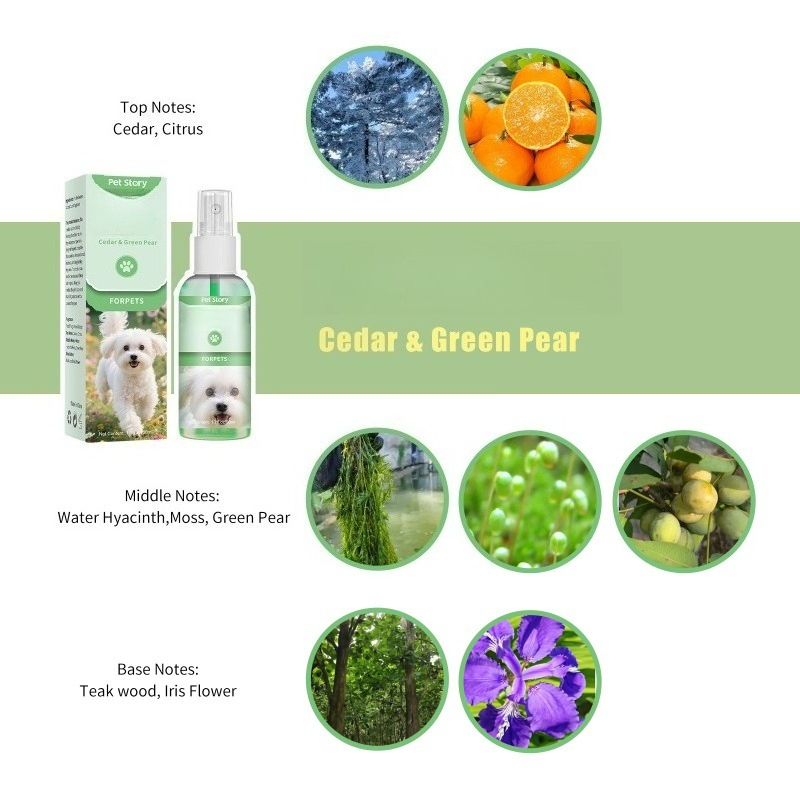 Pet Cologne Spray - كولونيا للحيوانات الأليفة خالية من الكحول