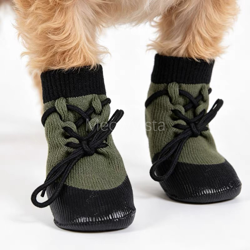 أحذية كلاب مقاومة للماء للاستخ - مراجعة Dog Booties Paw Protector وسعره
