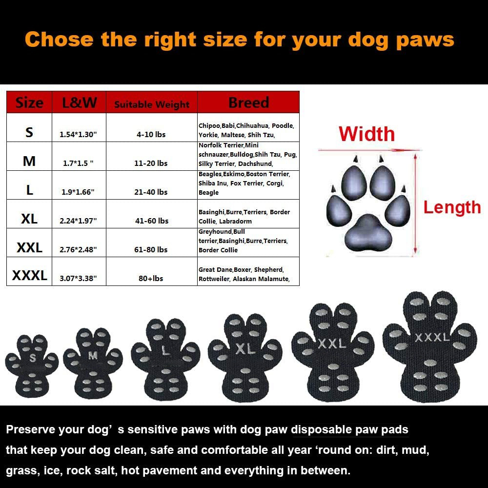 24 قطعة الكلب باو حامي مكافحة  - مراجعة Dog Booties Paw Protector وسعره