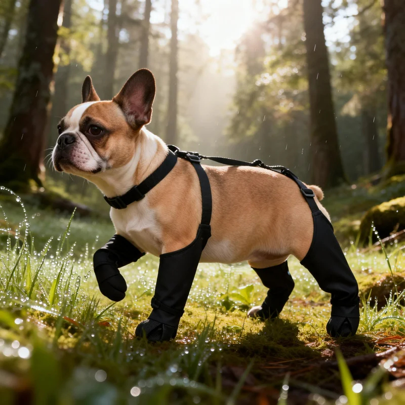 أحذية كلاب مقاومة للماء، أحذية - مراجعة Dog Booties Paw Protector وسعره