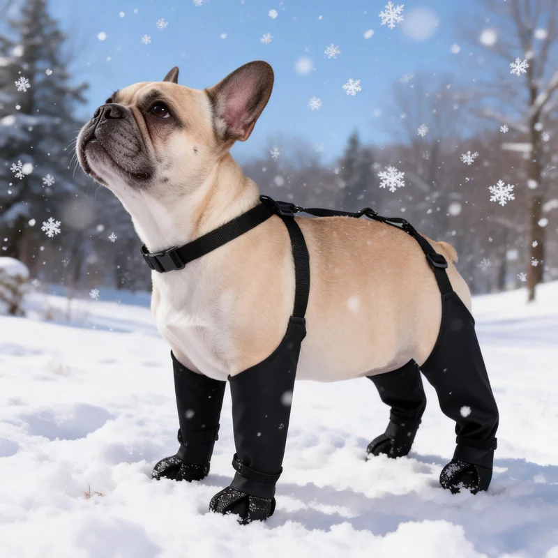أحذية كلاب مقاومة للماء، أحذية - مراجعة Dog Booties Paw Protector وسعره