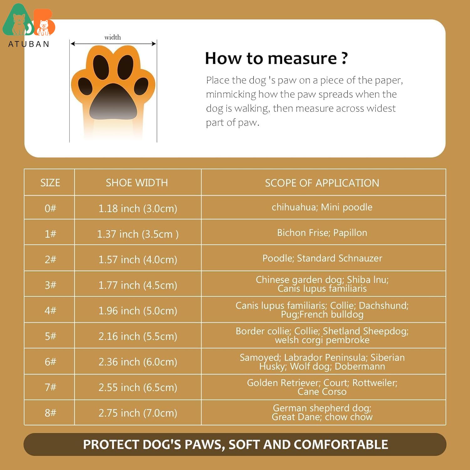 أحذية آتوبان المضادة للانزلاق  - مراجعة Dog Booties Paw Protector وسعره