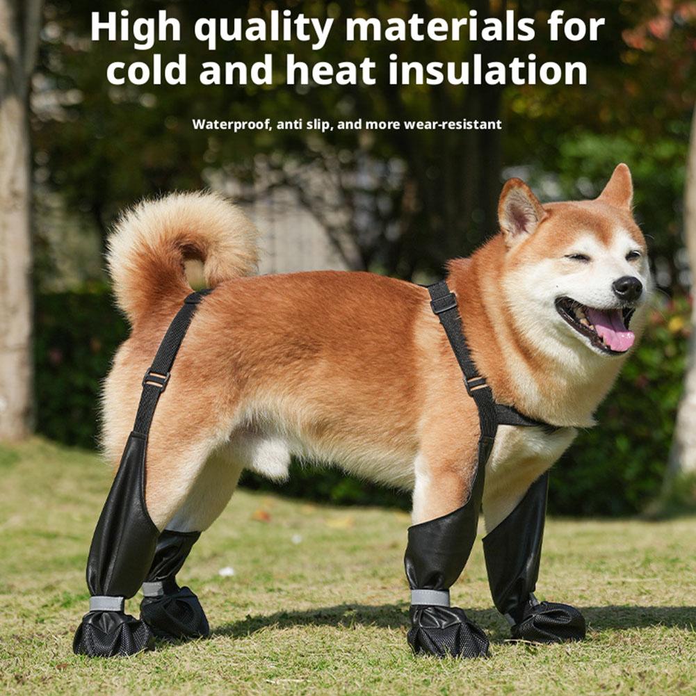 أحذية واقية للكلاب مقاومة للما - مراجعة Dog Booties Paw Protector وسعره