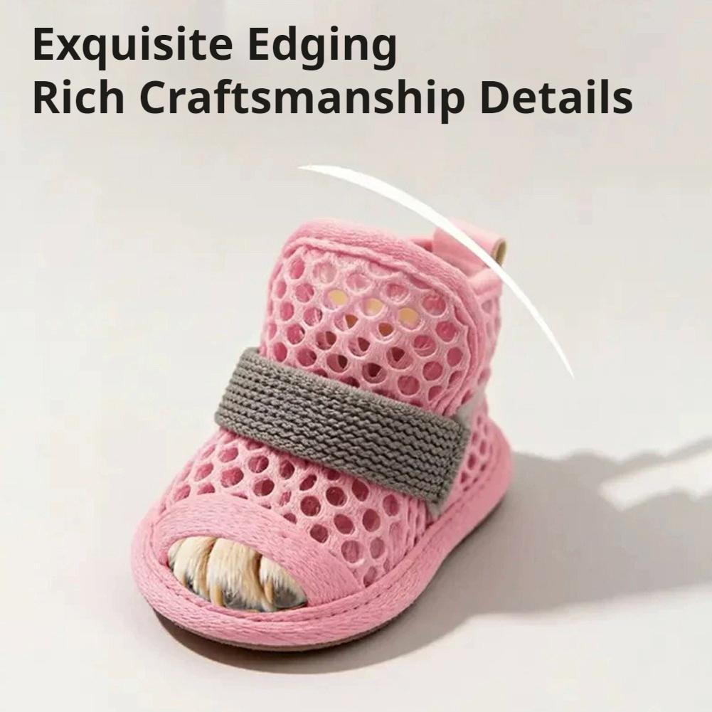 أحذية صيفية للكلاب قابلة للتنف - مراجعة Dog Booties Paw Protector وسعره
