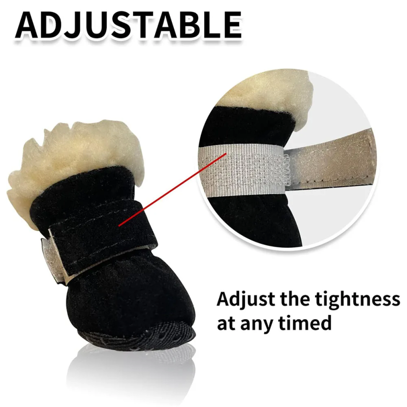 أحذية شتوية دافئة للكلاب الصغي - مراجعة Dog Booties Paw Protector وسعره